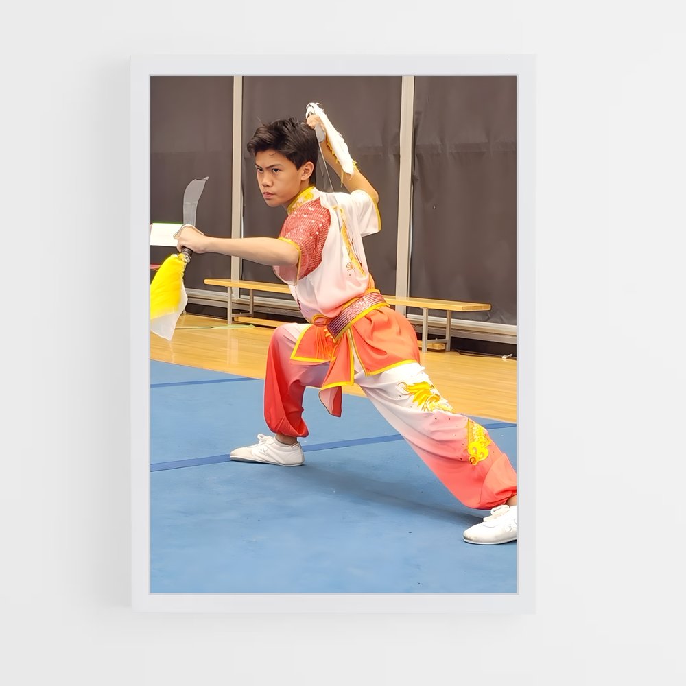 Poster Petite Maître d'Arts Martiaux – affiche Kung Fu (vue 3)